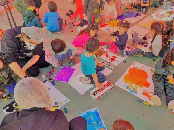 Jardín infantil Alicanto del SLEP Atacama concluyó con broche de oro la semana de la educación artística