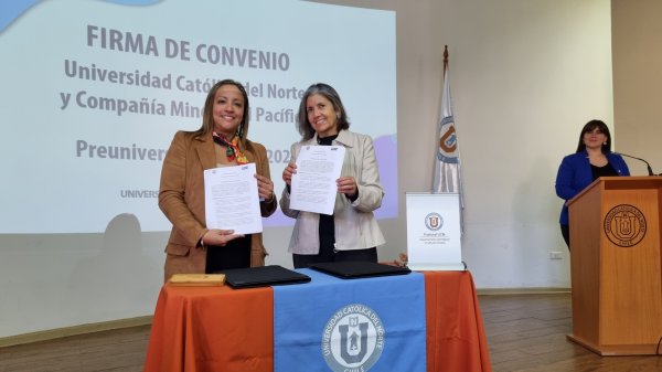 UCN y CMP firman nuevo convenio para dar gratuidad a 60 jóvenes del Preuniversitario Social