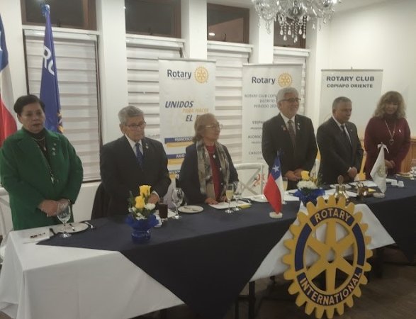 Rotary Club Copiapó Oriente renovó directiva por el periodo 2025/2026