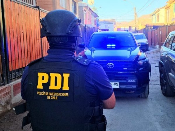 PDI Atacama detuvo a una persona por infracción a ley de armas y ley de drogas en investigación por delito de lesiones graves