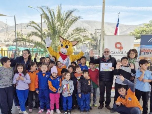 Coaniquem en alianza con SCM Carola, realizó charla de prevención de quemaduras a estudiantes de Nantoco