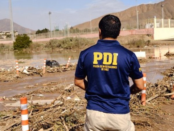 PDI Atacama realiza despliegue territorial ante sistema frontal que afecta la región