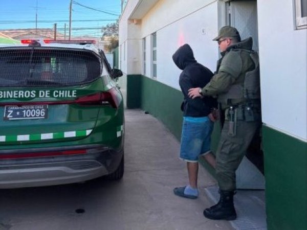 Diego de Almagro: Carabineros detiene a sujeto por lesiones en contexto de violencia intrafamiliar