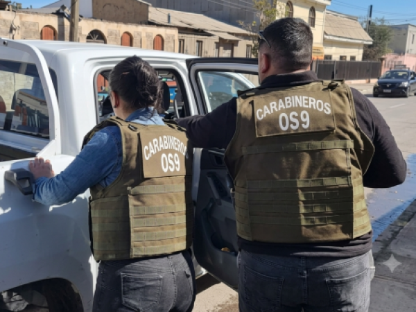 Carabineros del O.S.9 Atacama detuvo cuatro personas con órdenes de detención vigentes