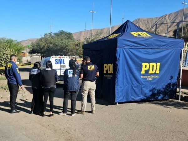 PDI Atacama y fiscalía indagan homicidio ocurrido en la población colonias extranjeras de Copiapó