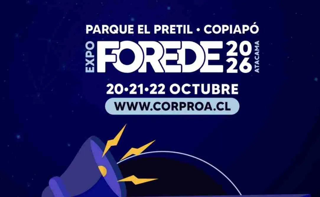 FOREDE 2026 inaugura este martes en Copiapó con Australia como país invitado y un crecimiento de 40% respecto del año anterior