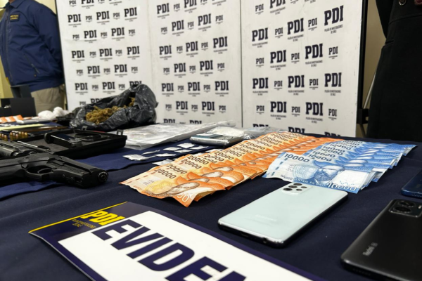 Temuco: PDI desmantela banda criminal relacionada con el Tren de Aragua